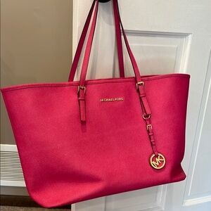 Michael Kors Fuchsia Tote Bag